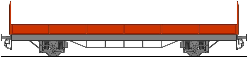 Low-sided wagon