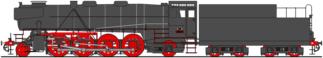 Class 433E 2-8-2 (1950)