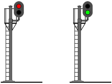 Colour-light Home Signal